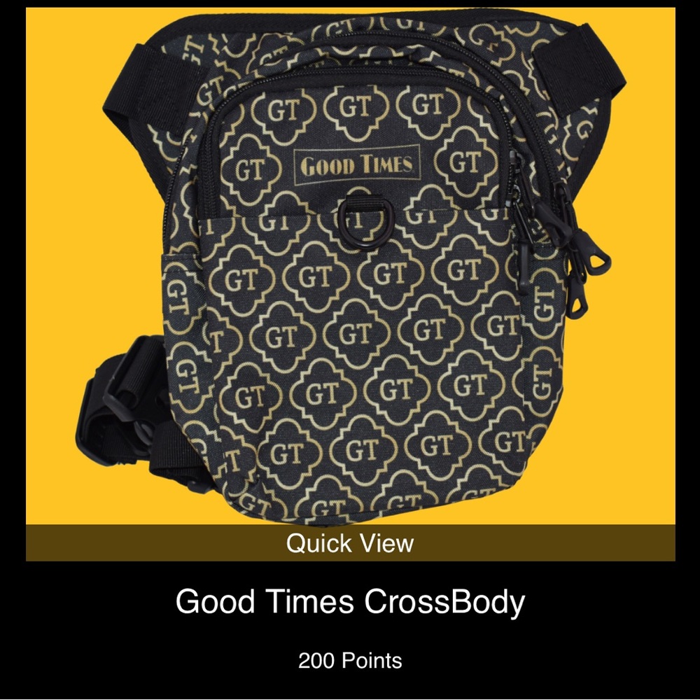 Good Times Unisex Crossbody Bag